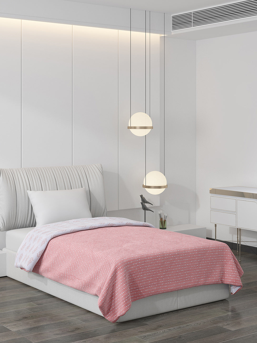 Printed 100% Polyster Single Bed Comforter for AC Room