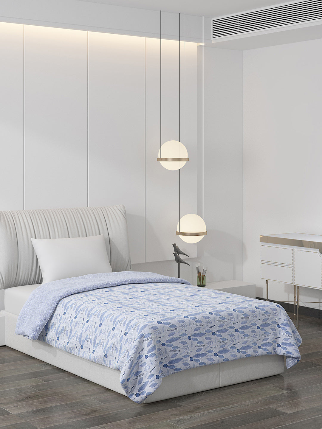 Printed 100% Polyster Single Bed Comforter for AC Room