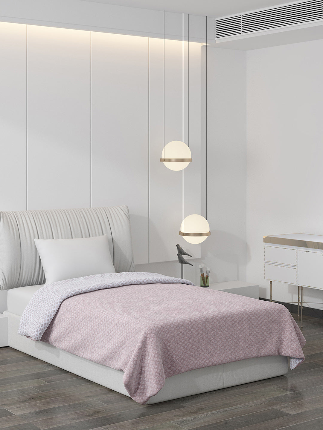 Printed 100% Polyster Single Bed Comforter for AC Room
