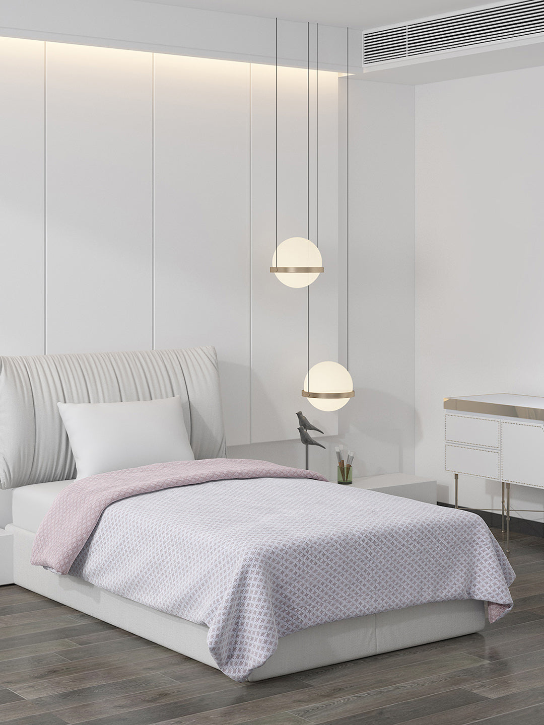 Printed 100% Polyster Single Bed Comforter for AC Room