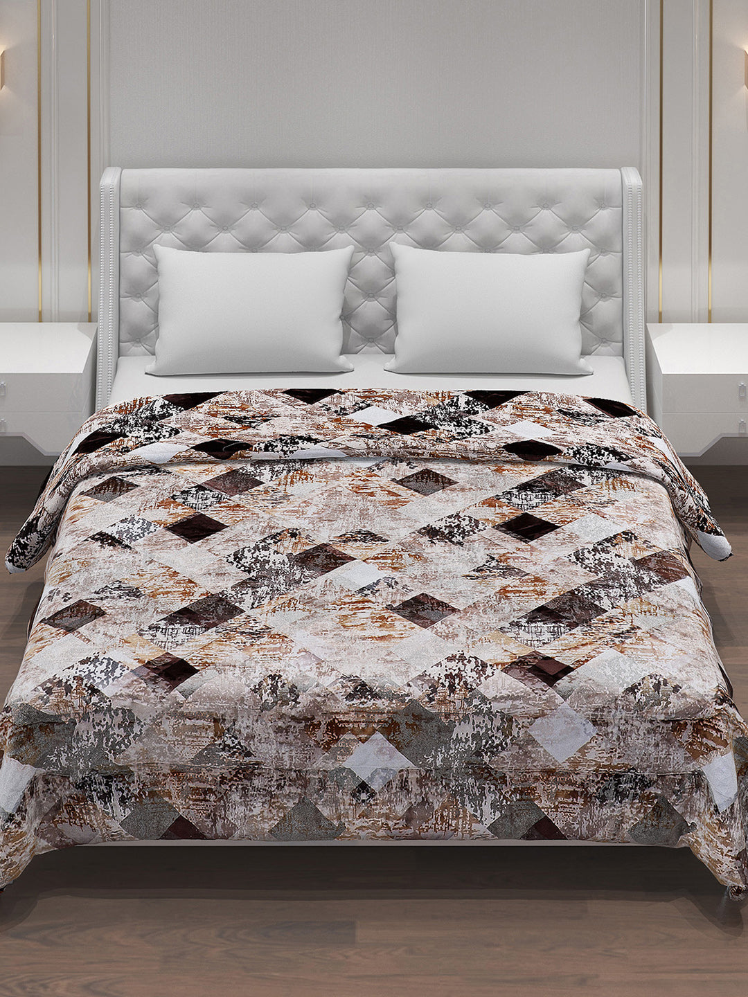 Printed 100% Polyster Double Bed Comforter for Winter