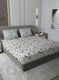 180TC Pure Cotton King Bedsheet with 2 Pillow Covers