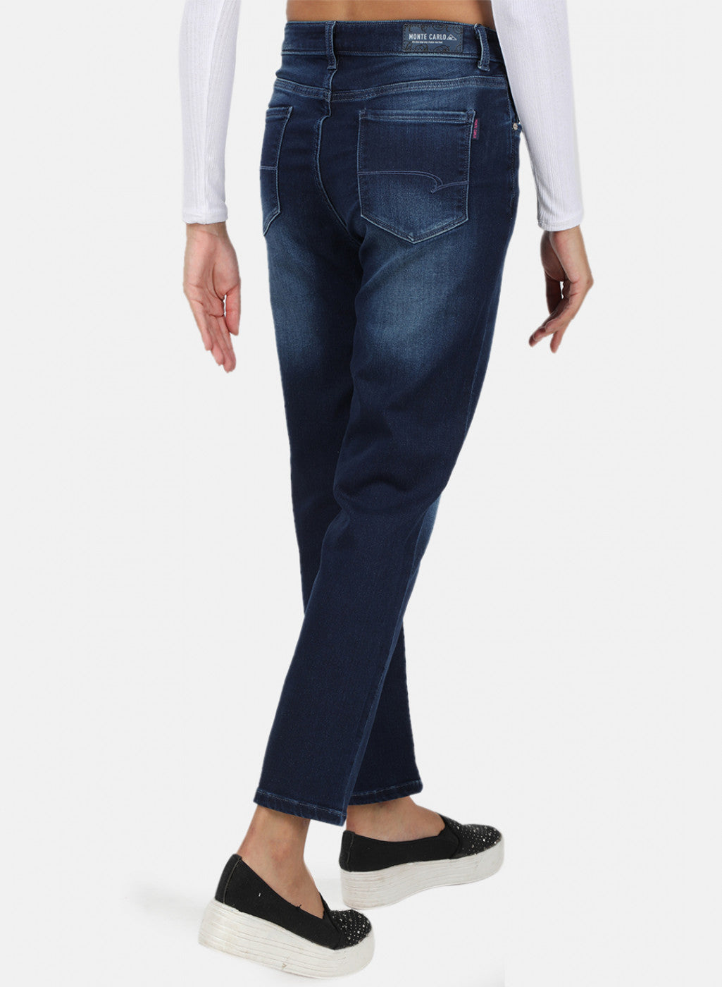 Womens Blue Regular Denim