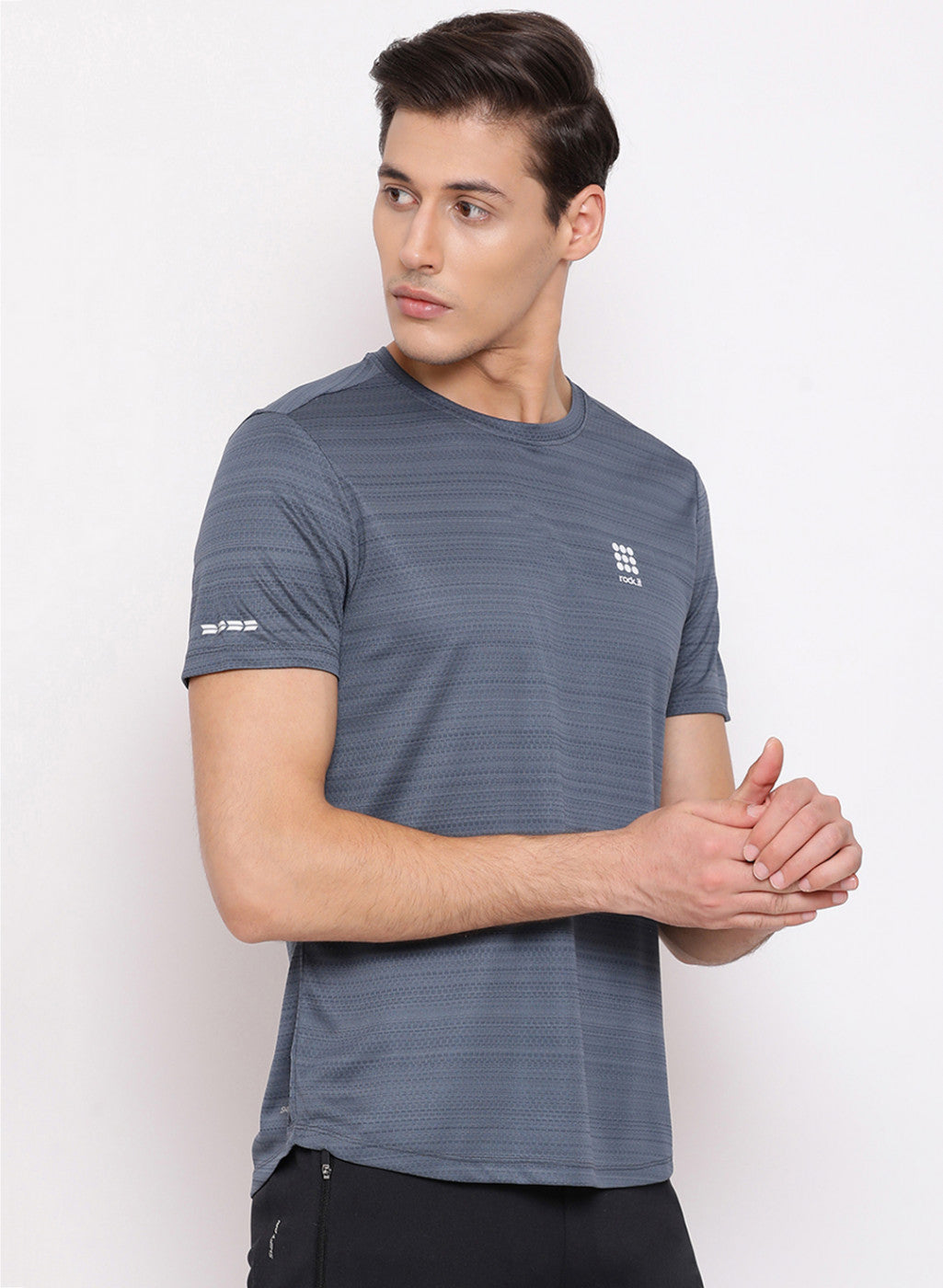 Rockit Lt. Green Round Neck Regular Fit T-Shirt