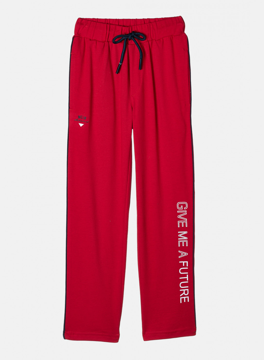Boys Red Plain Lower