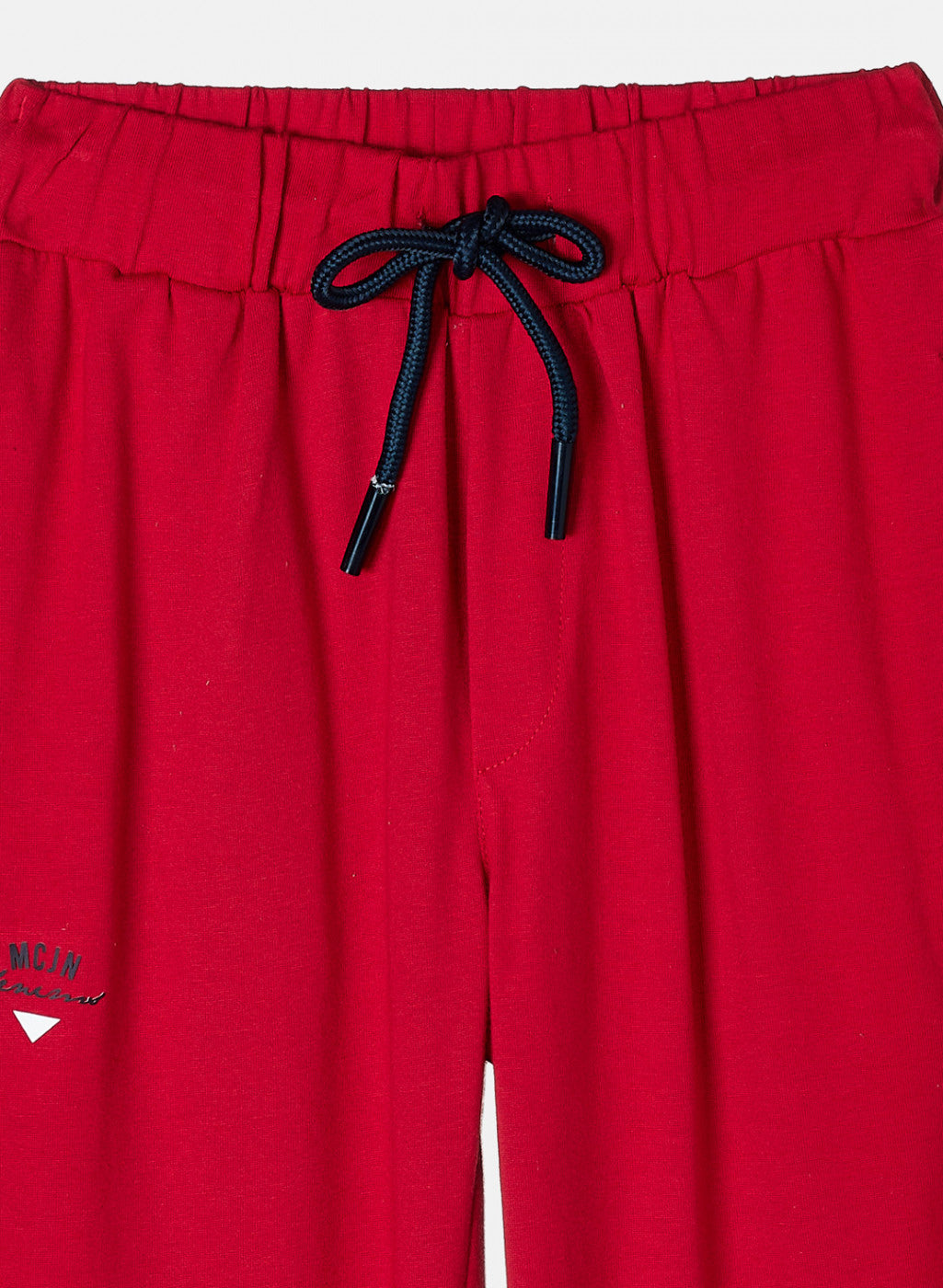 Boys Red Plain Lower