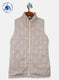Girls Beige Reversible Solid Jacket