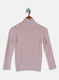 Girls Purple Solid Top