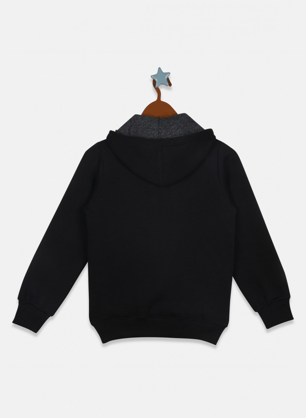 Boys Black Printed Sweatshirt
