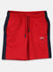 Boys Red Plain Bermuda