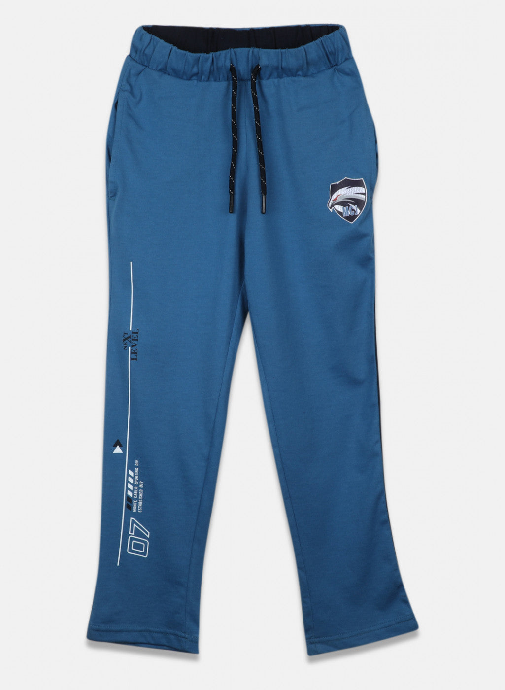 Boys Blue Printed Lower