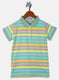 Girls Green Stripe T-Shirt
