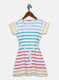 Girls Multicolor Stripe Dress