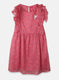 Girls Pink Printed Dress