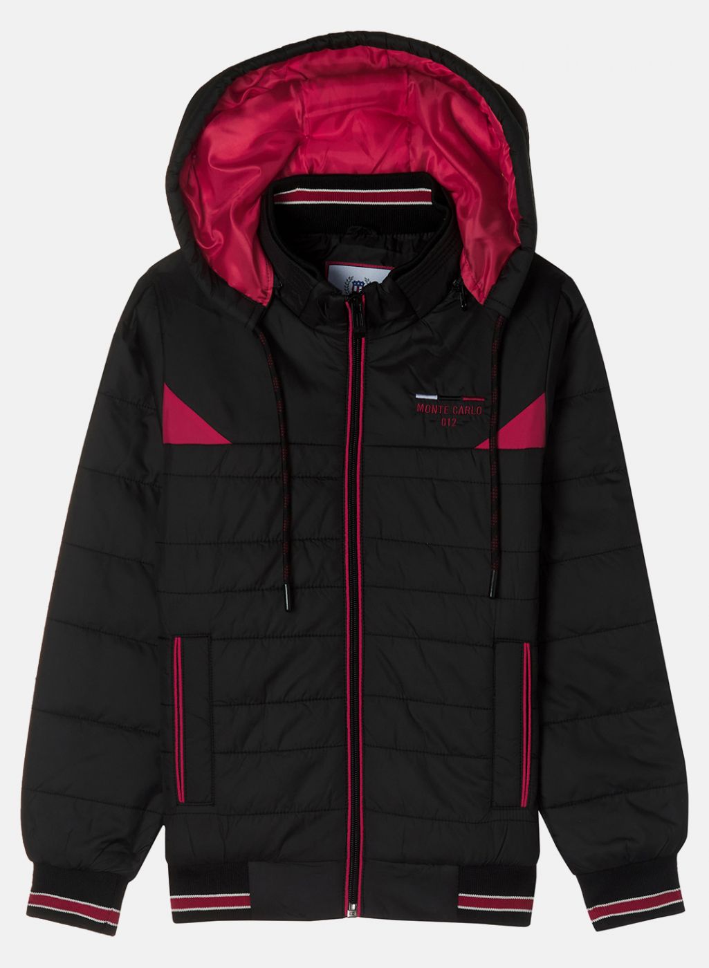 Boys Black Solid Jacket