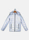 Boys Grey Solid Jacket
