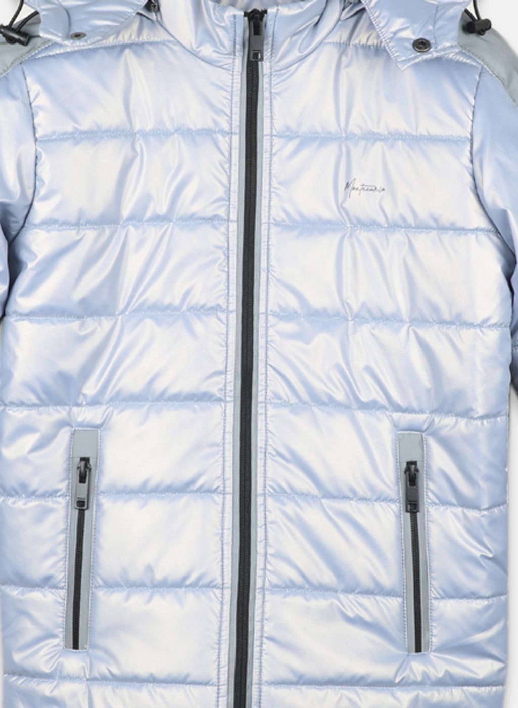 Boys Grey Solid Jacket