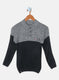 Boys Black Printed Pullover