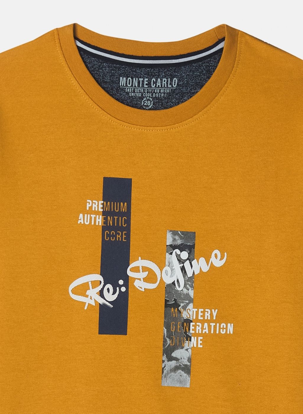 Boys Mustard Printed Sweatshirt