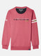 Boys Pink Printed Sweatshirt
