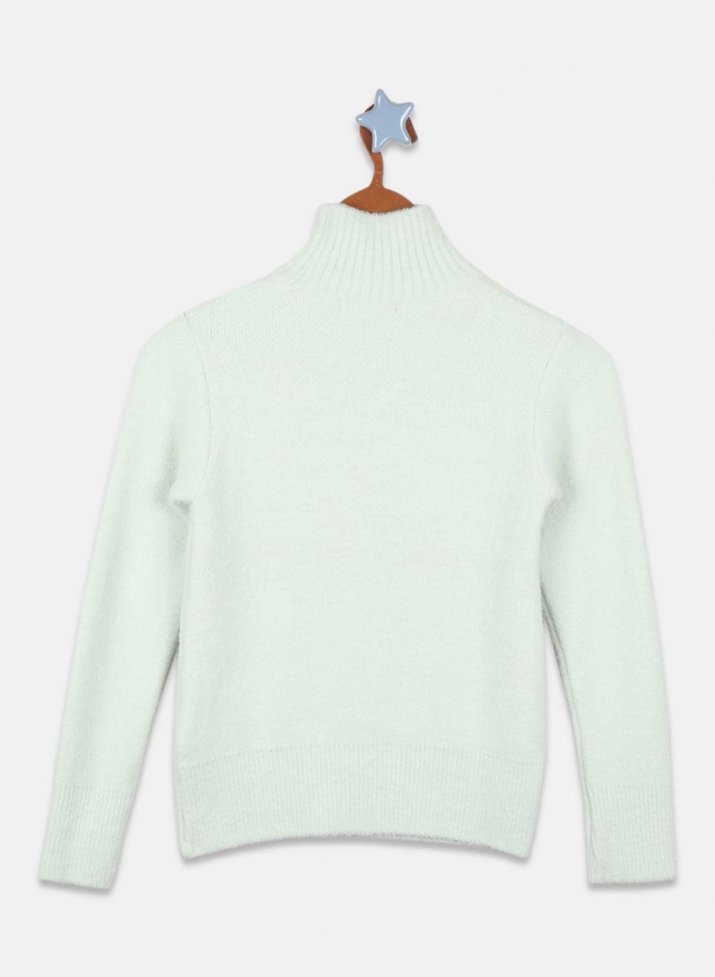 Girls Green Solid Top