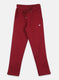 Girls Burgundy Regular Fit Lower