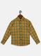 Boys Mustard Check Shirt
