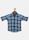 Boys Blue Check Shirt