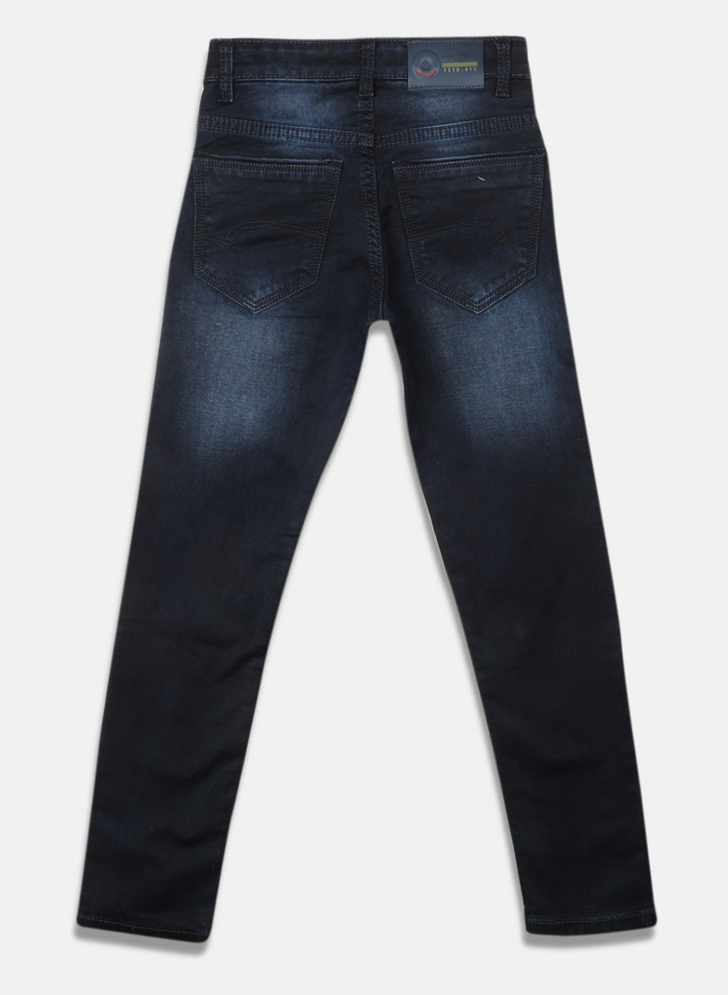 Boys Navy Blue Slim Fit Denim