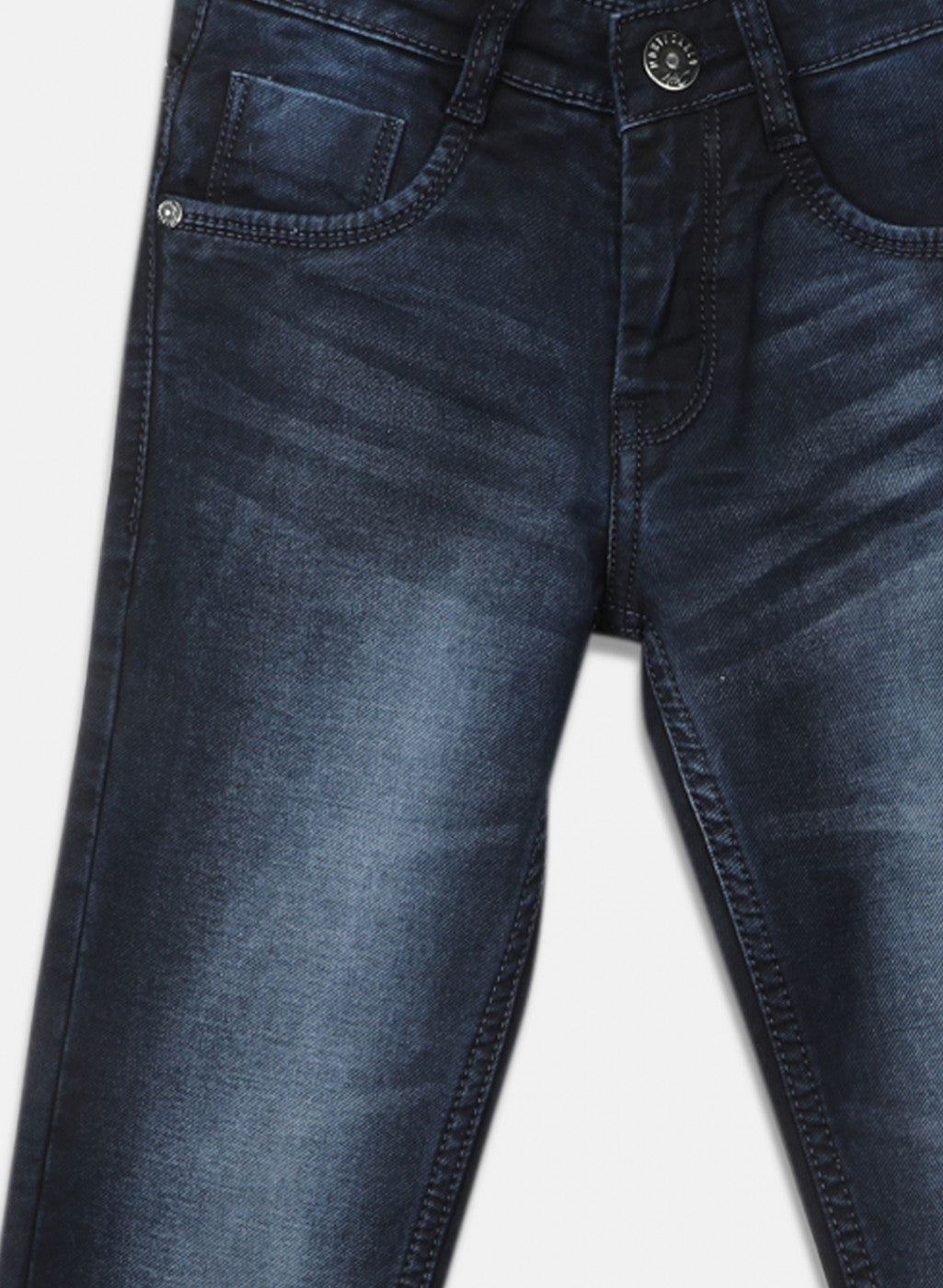 Boys Navy Blue Slim Fit Denim