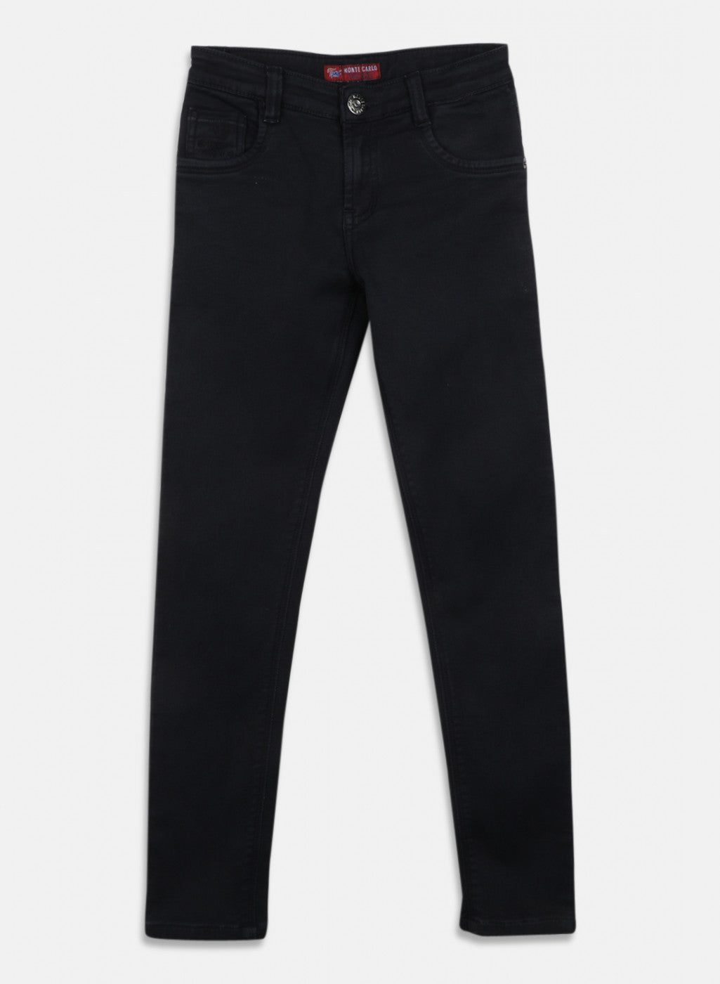 Boys Navy Blue Slim Fit Denim