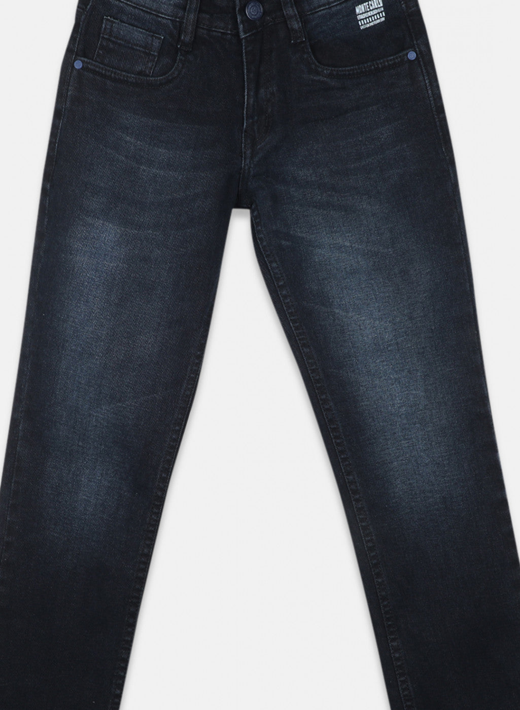 Boys Black Regular Fit Denim