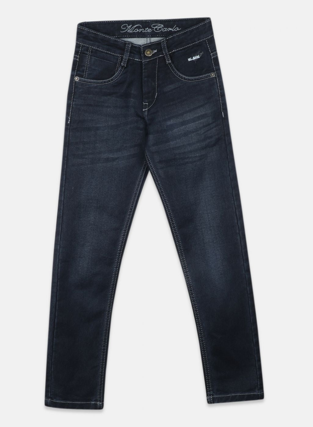Boys Grey Slim Fit Denim