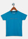 Boys Blue Printed T-Shirt