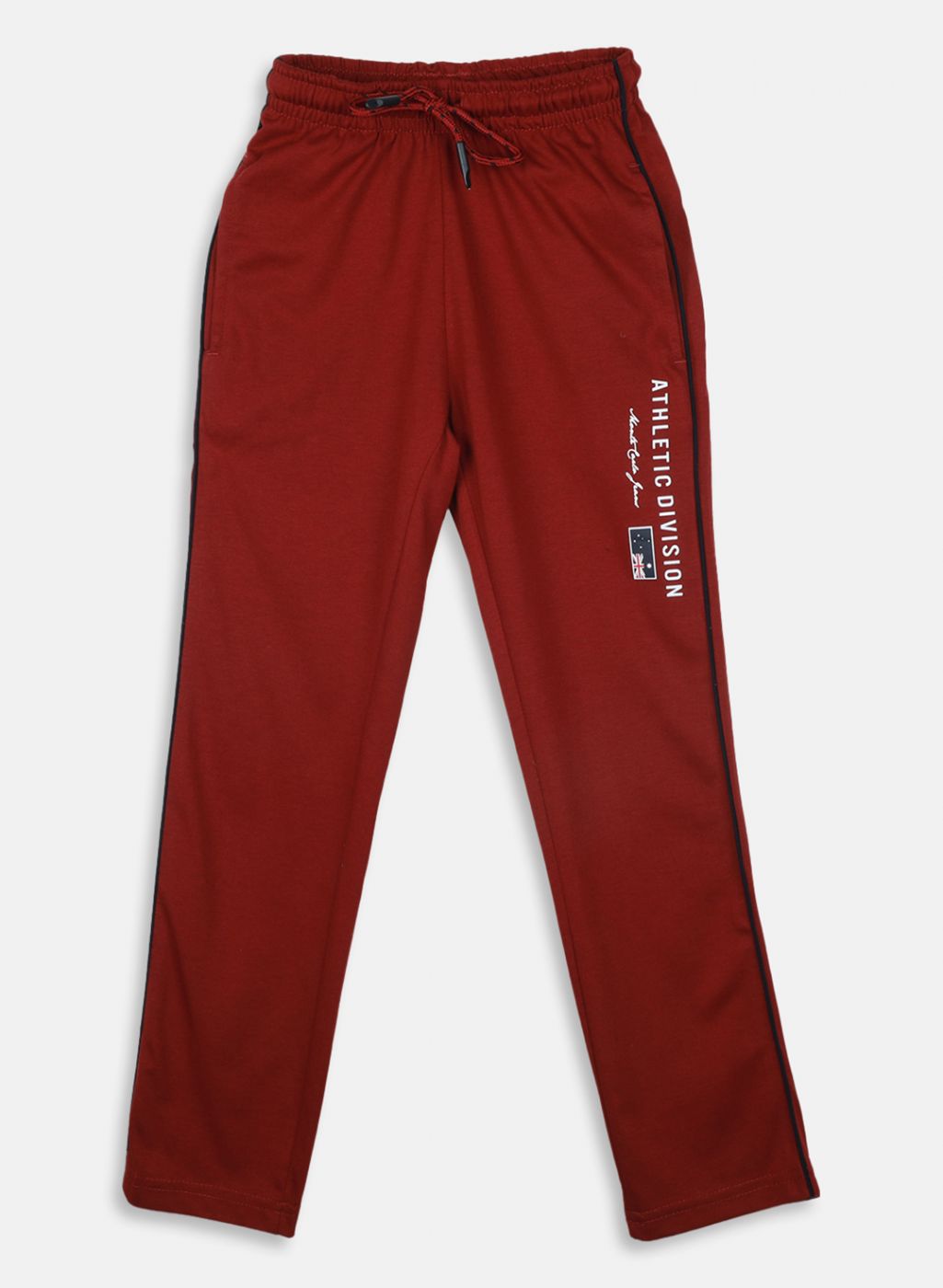 Boys Maroon Regular Fit Lower