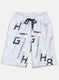 Boys Grey Printed Bermuda