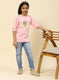 Girls Pink Stripe Top