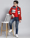 Boys Rust Solid Hooded Full Sleeve Boys Jacket