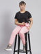 Girls Pink Solid Regular Fit Lowers