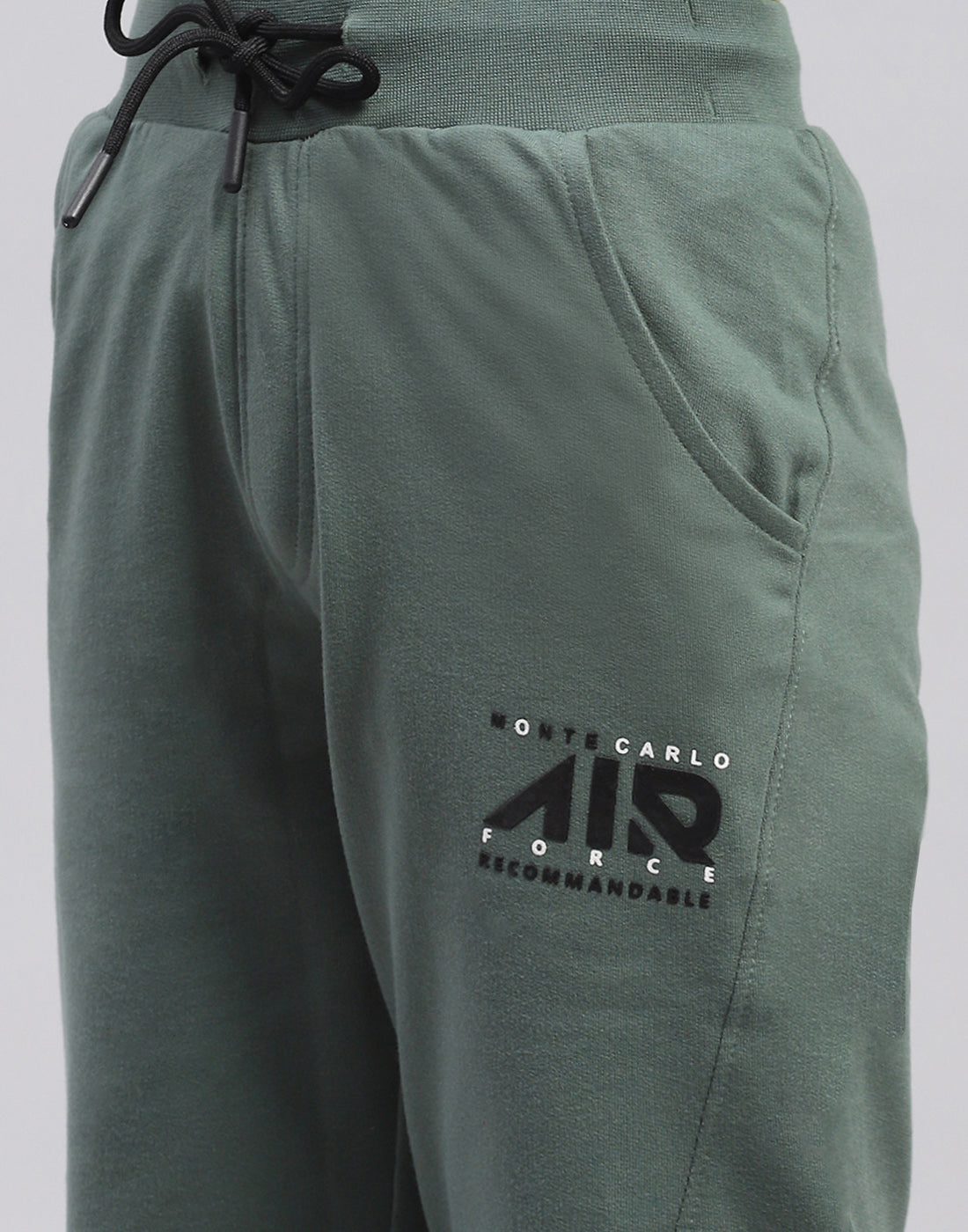 Boys Green Printed Capri