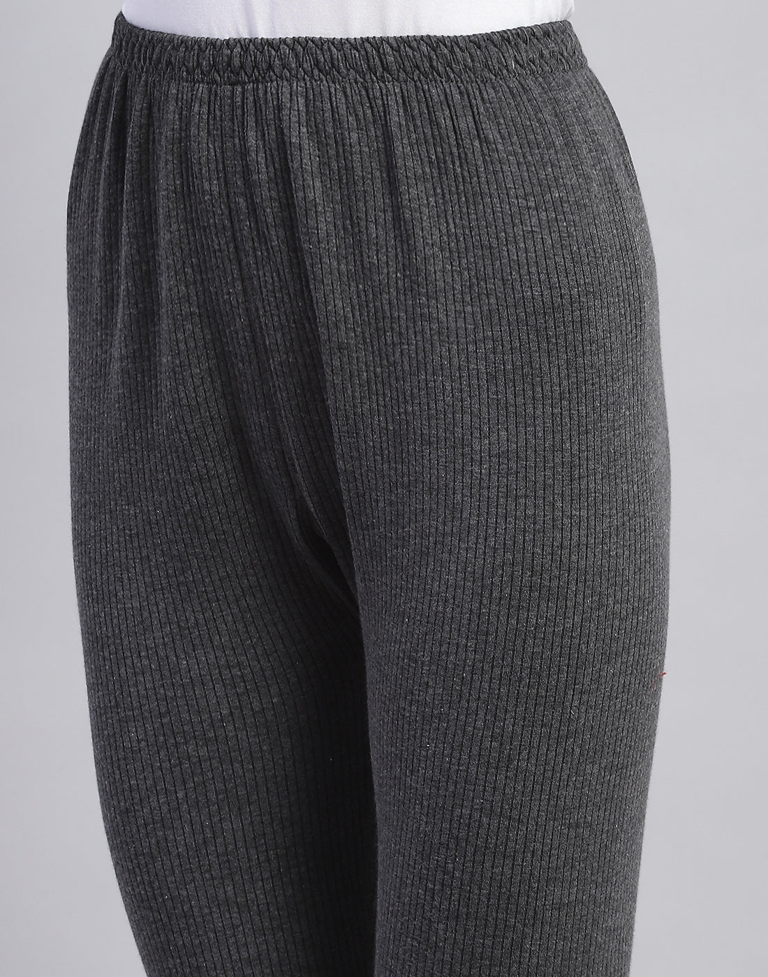 Women Grey Solid Thermal Lower