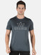 Rock.it Men Grey Printed Round Neck T-Shirt